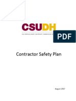 Basic Contractor Safety Plan