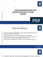 Diaporama Unité EAJE - Présentation Textes Règlementaires Nouvelle Matrice