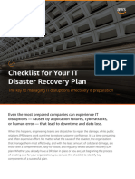 GEN - Disaster Recovery Plan Checklist - May 2020