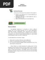 PDF Ethics Lesson 3 Moral Dilemma