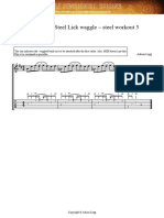 Descending Vibrato Waggles - Pedal Steel Workouts 3