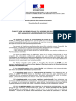 Guide de Remplissage Des Dossiers Raep 31106