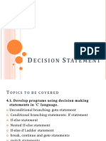 Decision Statement 2