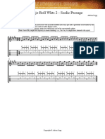 Scale Pattern P-I-M-I - Banjo Roll Workouts 2