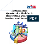 Quarter 4 Module 1 Illustrating Quartiles Deciles Percentiles