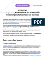 Instructivo Carga de Documentacion