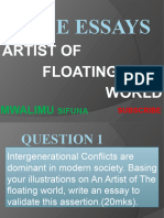 ARTIST OF the floating world 