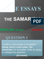 Samaritan Essays.