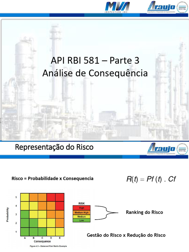 Análise de Consequências no API RBI 581 | PDF | Gases | Pressão