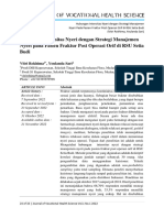 Vitri Rokhima - Hubungan Intensitas Nyeri Dengan Strategi Manajemen