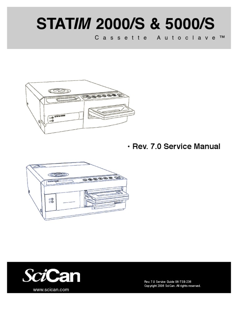Scican Statim 2000,5000 - Service Manual | Calibration | Thermocouple