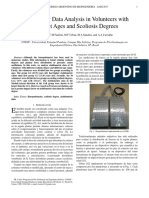 Stabilometry Data Analysis in Volunteers With Different Ages and Scoliosis Degrees