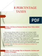 Other Percentage Taxesreport