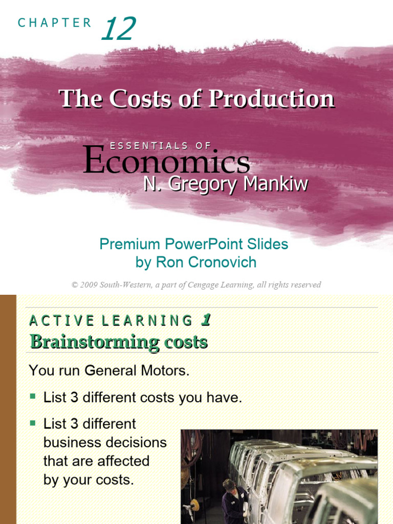 Understanding Production Costs | PDF | Profit (Economics) | Average Cost