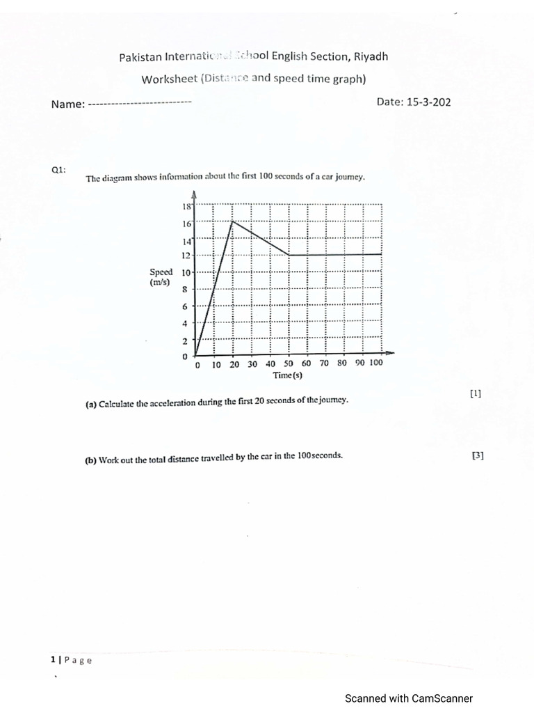 worksheet-distance-and-speed-graph-pdf