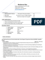 Resume Mudassar - Riaz PDF
