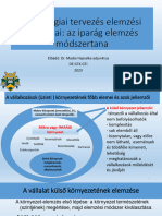 A stratégiai tervezés elemzési szakaszai