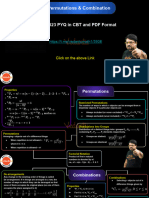 Permutations & Combination: All 2023 PYQ in CBT and PDF Format