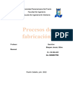 proceso de fabricación