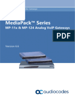 Mp 11x and Mp 124 Sip Users Manual Ver 66