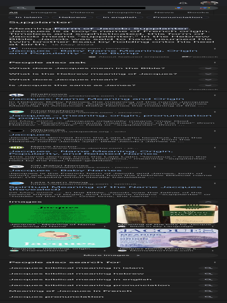 Jacques Biblical Meaning Google Search PDF Jacob Bible