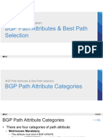 d1 s2 BGP Path Attributes and Best Path Selection