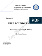LEC (2) Pile Foundations