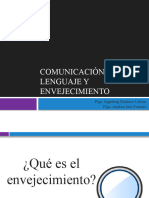 Comunicación, lenguaje y envejecimiento