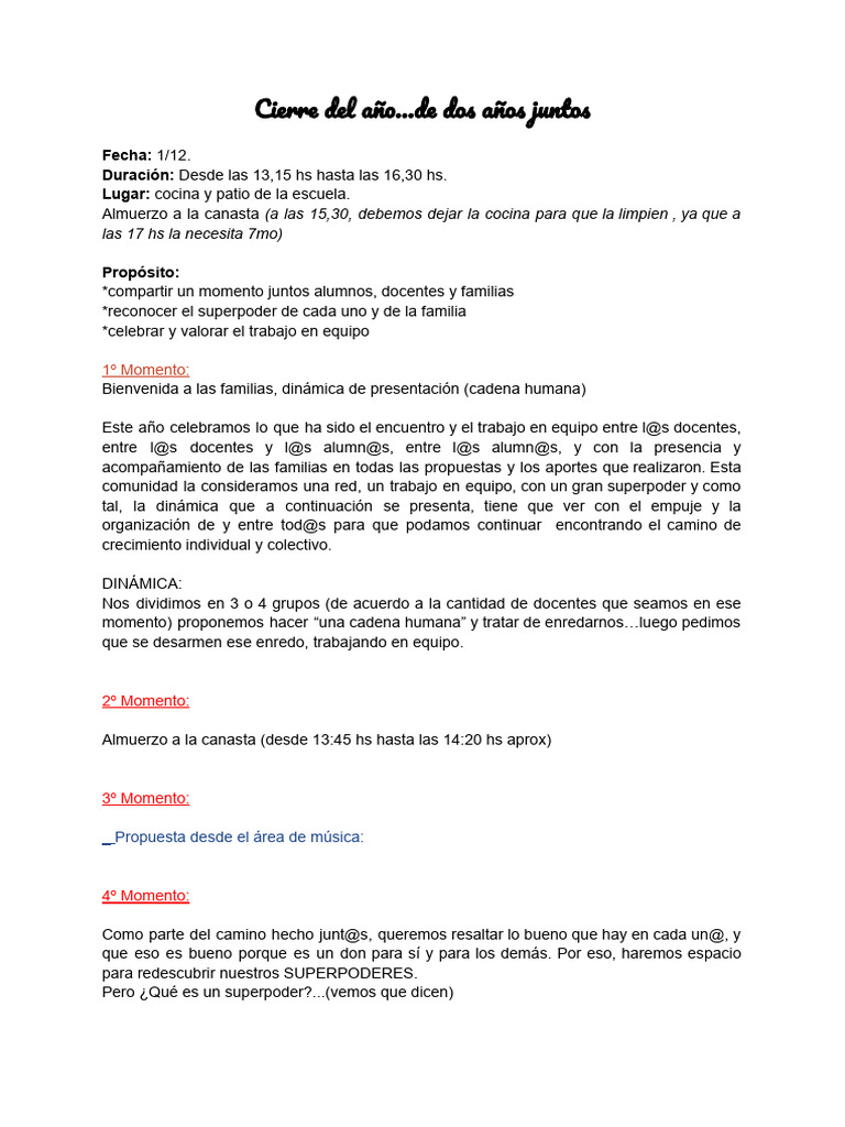 Convivencia 2º 2022 Pdf