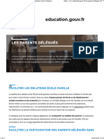 Les Parents Délégués Ministère de L'education Nationale Et de La Jeunesse