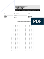 Hoja de Respuestas Evaluación Factores Humanos ITFA TCP PDF