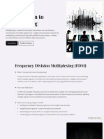 Introduction To Multiplexing