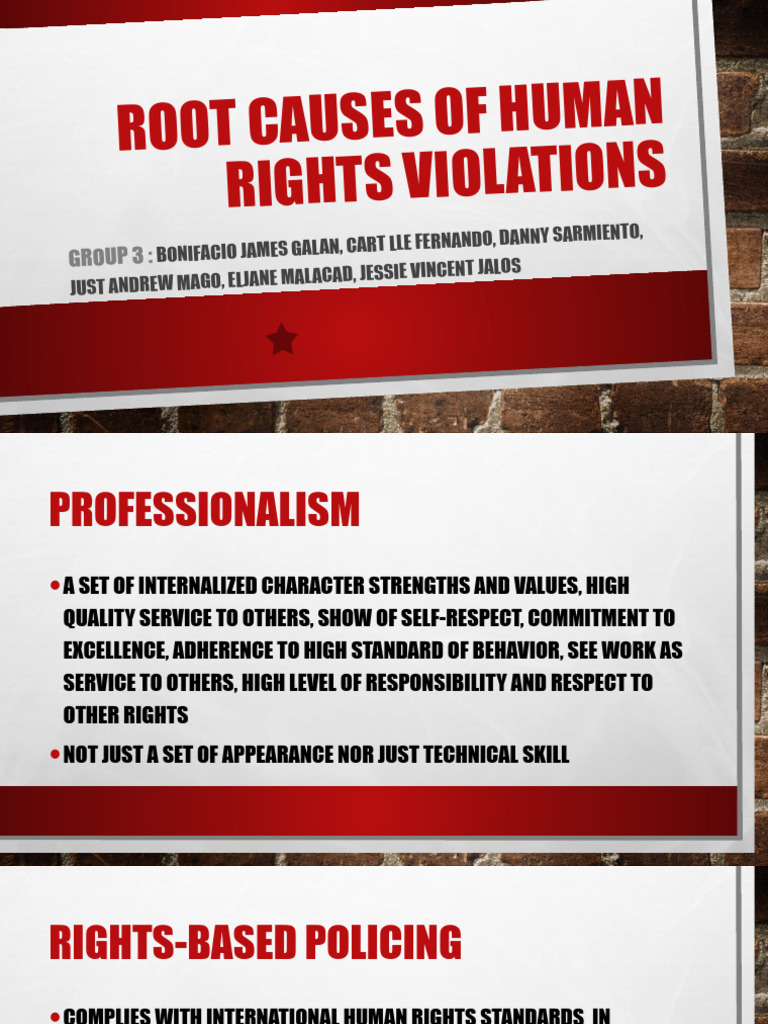 Causes of Human Rights Violations | PDF | Torture | Arrest