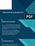 Evolution of Data Analytics