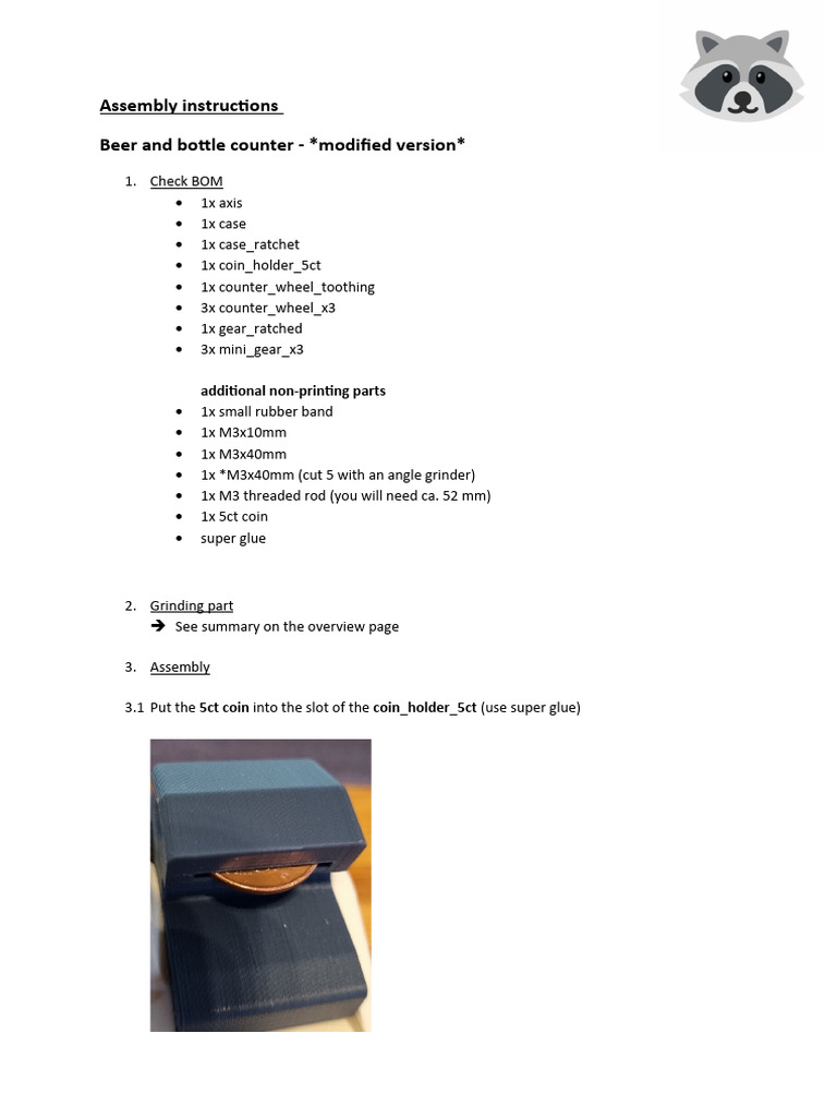 Assembly Instructions Pdf Screw