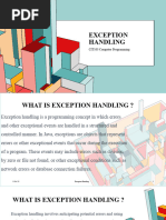 Exception Handling