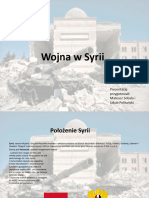 Wojna W Syrii