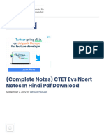 (Complete Notes) CTET Evs Ncert Notes In Hindi Pdf Download (2)