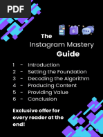 Instagram Mastery Guide