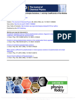 Cluster Theory of Polyelectrolyte Solutions. I. Activity Coefficients of The Mobile