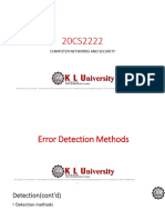 Session-9 (Error Detection)