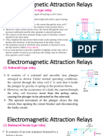 Electromagnetic Attraction Relays