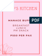 Manage Buffet - Updated