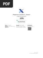 Plagiarism Checker X - Report: Originality Assessment