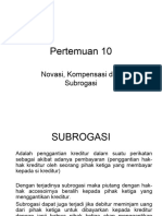 Hukum Perikatan Pertemuan 8