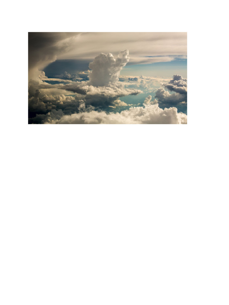 Cloudy Sky From Above | PDF