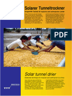 Solar Tunnel Dryer