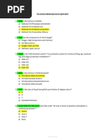 Fire Safety Quiz and Answers | PDF | Science & Mathematics