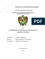 Bibliografia Derrame de Petroleo en La Amazonia Peruana