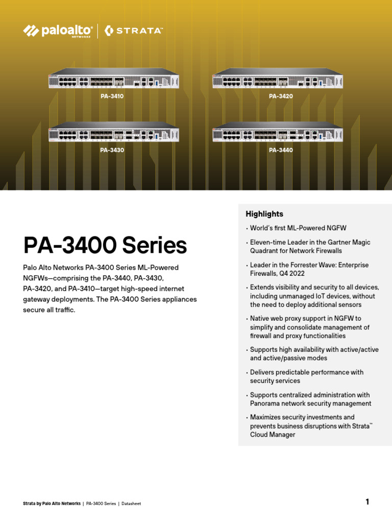 Pa 3400 Series | PDF | Transport Layer Security | Security